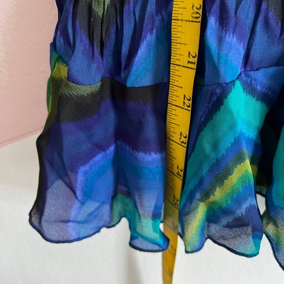 Blue Ruffle Blouse, Romantic, Vintage, Cottagecore, Victorian Inspired, Large - Picture 5 of 6